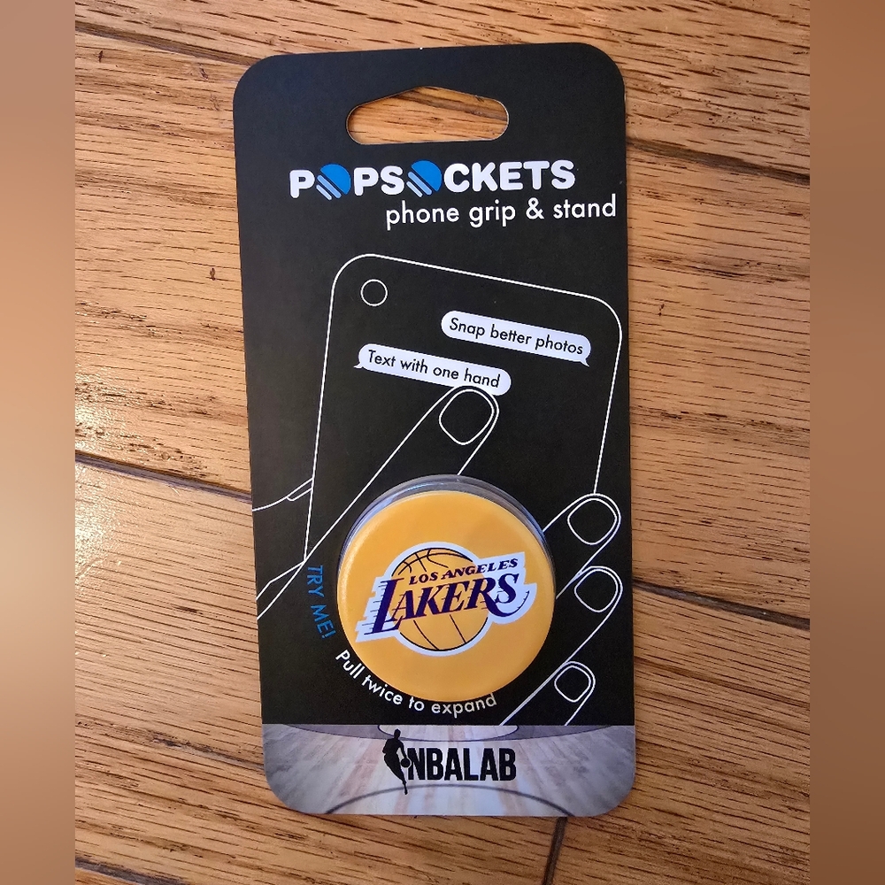 NBA Los Angeles Lakers Popsocket - Yellow